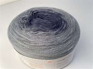 Creative wool dégradé - blød og lækker i grå / blå toner